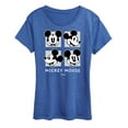 thumbnail image 1 of Disney - Mickey & Friends - Mickey Mouse - Black & White Photo Grid - Women's Short Sleeve Graphic T-Shirt, 1 of 5