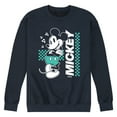 thumbnail image 1 of Disney - Mickey & Friends - Mickey Mouse - Checkered Retro Design - Men's Crew Neck Fleece Pullover, 1 of 5