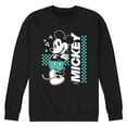 thumbnail image 1 of Disney - Mickey & Friends - Mickey Mouse - Checkered Retro Design - Men's Crew Neck Fleece Pullover, 1 of 5