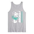 thumbnail image 1 of Disney - Mickey & Friends - Mickey Mouse - Checkered Retro Design - Men's Jersey Tank Top, 1 of 4