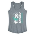 thumbnail image 1 of Disney - Mickey & Friends - Mickey Mouse - Checkered Retro Design - Women's Racerback Tank Top, 1 of 5