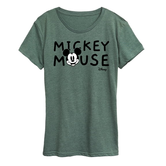 Disney - Mickey & Friends - Mickey Mouse - Classic and Simple - Women's Short Sleeve Graphic T-Shirt