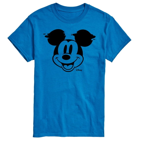 Disney - Mickey & Friends - Mickey Mouse - Face Only - Glitch - Men's Short Sleeve Graphic T-Shirt