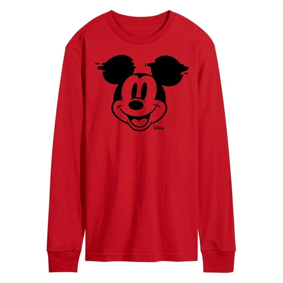 Disney - Mickey & Friends - Mickey Mouse - Glitch - Men's Long Sleeve T-Shirt