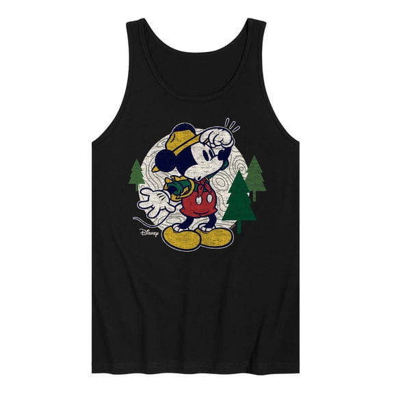 Disney - Mickey & Friends - Mickey Mouse - Hiking & Camping - Possible Wrong Turn - Men's Jersey Tank Top