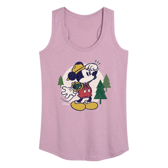 Disney - Mickey & Friends - Mickey Mouse - Hiking & Camping - Possible Wrong Turn - Women's Racerback Tank Top