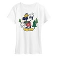 thumbnail image 1 of Disney - Mickey & Friends - Mickey Mouse - Hiking & Camping - Possible Wrong Turn - Women's Short Sleeve Graphic T-Shirt, 1 of 5