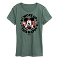 thumbnail image 1 of Disney - Mickey & Friends - Mickey Mouse - I Woke Up This Happy - Wink - Women's Short Sleeve Graphic T-Shirt, 1 of 5