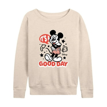 Disney - Mickey & Friends - Mickey Mouse - It's a Good Day - Women's Lightweight French Terry Long Sleeve Shirt