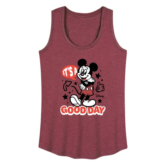Disney - Mickey & Friends - Mickey Mouse - It's a Good Day - Women's Racerback Tank Top