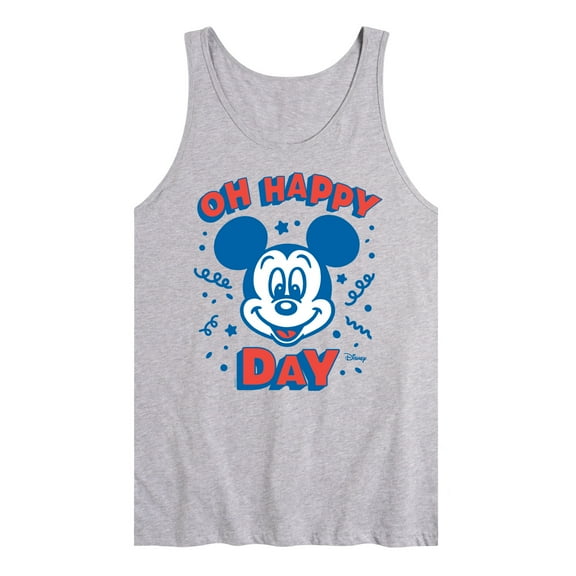 Disney - Mickey & Friends - Mickey Mouse - Oh Happy Day Celebration - Men's Jersey Tank Top