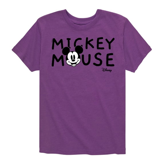 Disney - Mickey & Friends - Mickey Mouse - Script Writing - Toddler And Youth Short Sleeve Graphic T-Shirt