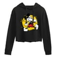 thumbnail image 1 of Disney - Mickey & Friends - Mickey Mouse - Spotlight Glitch - Juniors Cropped Pullover Hoodie, 1 of 5