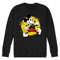 thumbnail image 1 of Disney - Mickey & Friends - Mickey Mouse - Spotlight Glitch - Men's Crew Neck Fleece Pullover, 1 of 5