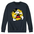 thumbnail image 1 of Disney - Mickey & Friends - Mickey Mouse - Spotlight Glitch - Men's Crew Neck Fleece Pullover, 1 of 5