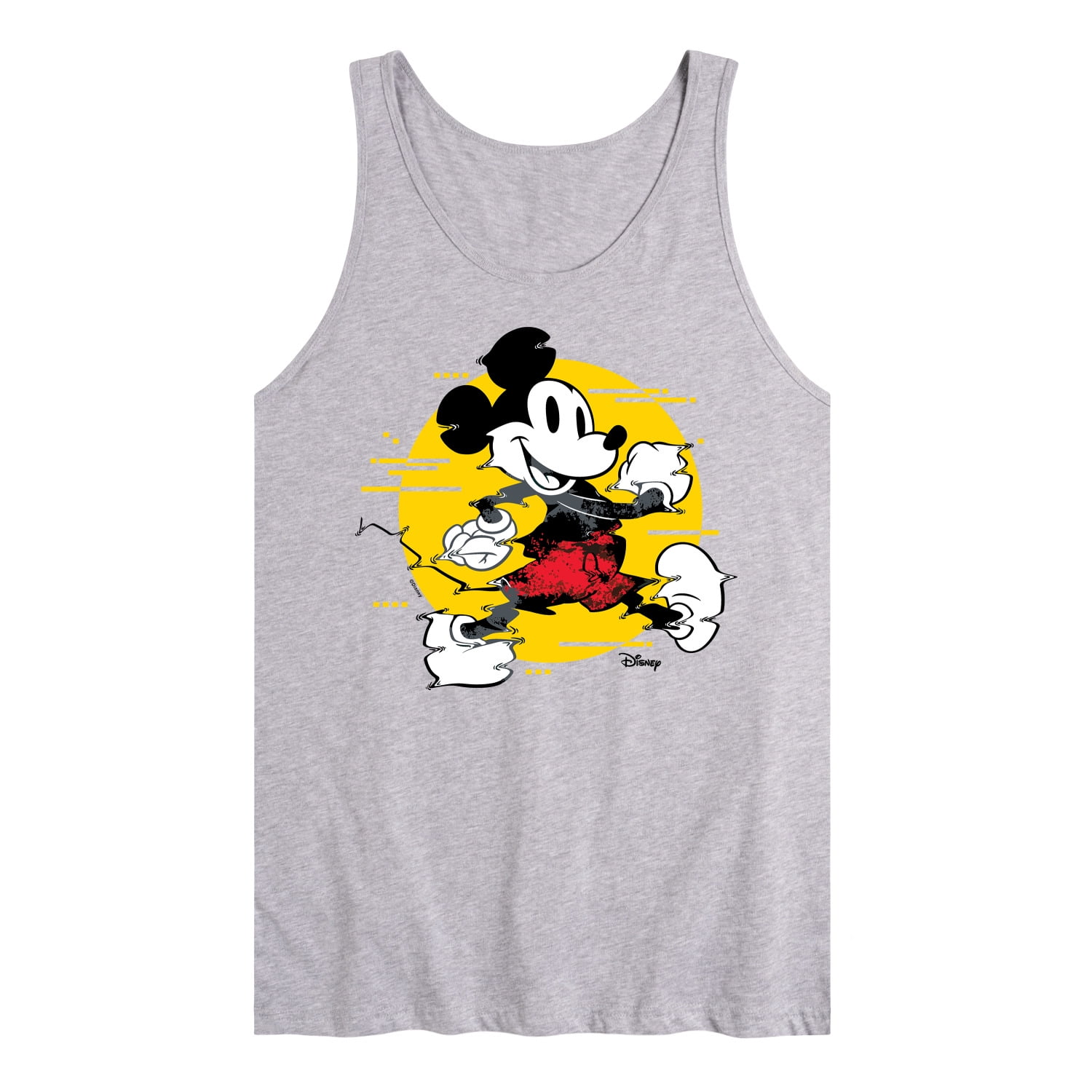 トップス mickey tank tops Disney Womens Mickey Mouse Sleeveless Muscle Tank Top (US