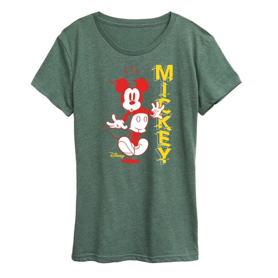 Disney - Mickey & Friends - Mickey Mouse Surprised - Women's Short Sleeve Graphic T-Shirt