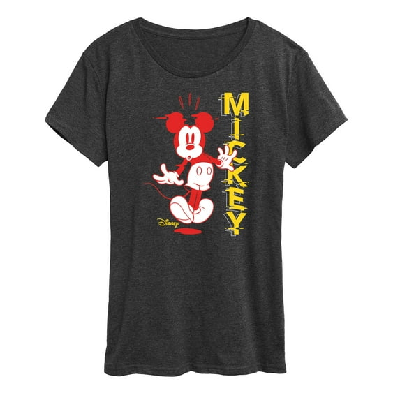 Disney - Mickey & Friends - Mickey Mouse Surprised - Women's Short Sleeve Graphic T-Shirt