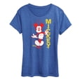 thumbnail image 1 of Disney - Mickey & Friends - Mickey Mouse Surprised - Women's Short Sleeve Graphic T-Shirt, 1 of 5