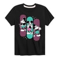 thumbnail image 1 of Disney - Mickey & Friends - Mickey - Retro Checkered Pastel Colors - Toddler And Youth Short Sleeve Graphic T-Shirt, 1 of 5