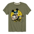 thumbnail image 1 of Disney - Mickey & Friends - Mickey Singing & Playing His Guitar - Toddler And Youth Short Sleeve Graphic T-Shirt, 1 of 5