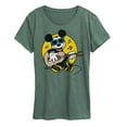 thumbnail image 1 of Disney - Mickey & Friends - Mickey Singing & Playing the Guitar - Flipflops & Sunglasses - Women's Short Sleeve Graphic T-Shirt, 1 of 5