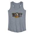 thumbnail image 1 of Disney - Mickey & Friends - Mickey Sits on a Log Playing Music - Camping - Women's Racerback Tank Top, 1 of 5