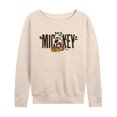 thumbnail image 1 of Disney - Mickey & Friends - Mickey Playing the Guitar - Women's Lightweight French Terry Long Sleeve Shirt, 1 of 5