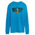 thumbnail image 1 of Disney - Mickey & Friends - Mickey Sits on a Log to Sing & Play the Guitar - Men's Long Sleeve T-Shirt, 1 of 1