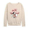 thumbnail image 1 of Disney - Mickey & Friends - Mickey Staying in for the Day - Not Today - Women's Lightweight French Terry Long Sleeve Shirt, 1 of 5