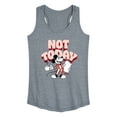 thumbnail image 1 of Disney - Mickey & Friends - Mickey Staying in for the Day - Not Today - Women's Racerback Tank Top, 1 of 5