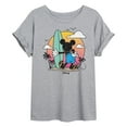 thumbnail image 1 of Disney - Mickey & Friends - Mickey Surfing After Sunset - Women's Oversized T-Shirt, 1 of 5