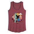 thumbnail image 1 of Disney - Mickey & Friends - Mickey Surfing After Sunset - Women's Racerback Tank Top, 1 of 5