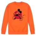 thumbnail image 1 of Disney - Mickey & Friends - Mickey Walking - Retro Style Glitch - Men's Crew Neck Fleece Pullover, 1 of 6