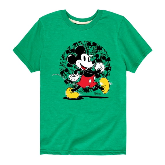 Disney - Mickey & Friends - Mickey Walking - Toddler And Youth Short Sleeve Graphic T-Shirt