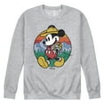 thumbnail image 1 of Disney - Mickey & Friends - Mickey is Happy Camping & Hiking - Men's Crew Neck Fleece Pullover, 1 of 5