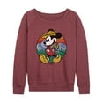 thumbnail image 1 of Disney - Mickey & Friends - Mickey is Happy Camping & Hiking - Women's Lightweight French Terry Long Sleeve Shirt, 1 of 5