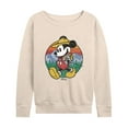 thumbnail image 1 of Disney - Mickey & Friends - Mickey is Happy Camping & Hiking - Women's Lightweight French Terry Long Sleeve Shirt, 1 of 5
