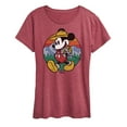thumbnail image 1 of Disney - Mickey & Friends - Mickey is Happy Camping & Hiking - Women's Short Sleeve Graphic T-Shirt, 1 of 5