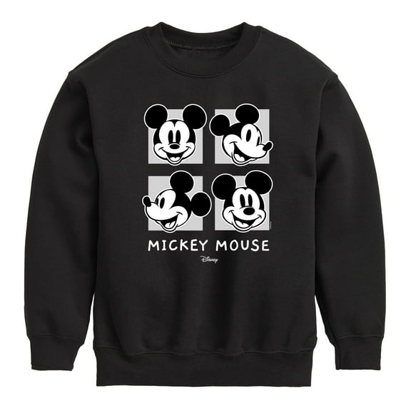 Disney - Mickey & Friends - Mickey's Expressions - Toddler And Youth Crewneck Fleece Sweatshirt