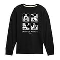 thumbnail image 1 of Disney - Mickey & Friends - Mickey's Expressions - Toddler And Youth Long Sleeve Graphic T-Shirt, 1 of 5