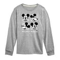 thumbnail image 1 of Disney - Mickey & Friends - Mickey's Expressions - Toddler And Youth Long Sleeve Graphic T-Shirt, 1 of 5