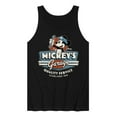 thumbnail image 1 of Disney - Mickey & Friends - Mickey's Garage - Quality Service - Men's Jersey Tank Top, 1 of 5