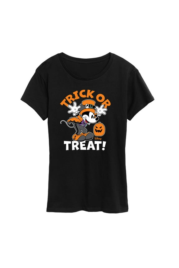 - Mickey & Friends - Mickey's Halloween Costume - Women's Short Sleeve Graphic T-Shirt