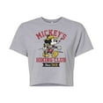 thumbnail image 1 of Disney - Mickey & Friends - Mickey's Hiking Club - Since 1928 - Juniors Cropped Cotton Blend T-Shirt, 1 of 5