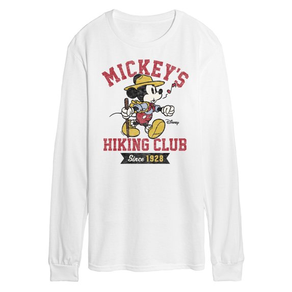 Disney - Mickey & Friends - Mickey's Hiking Club - Since 1928 - Men's Long Sleeve T-Shirt