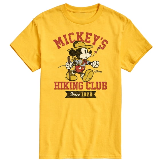 Disney - Mickey & Friends - Mickey's Hiking Club - Since 1928 - Men's Short Sleeve Graphic T-Shirt
