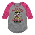 thumbnail image 1 of Disney - Mickey & Friends - Mickey's Hiking Club - Since 1928 - Toddler And Youth Girls Raglan Graphic T-Shirt, 1 of 5