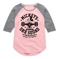 thumbnail image 1 of Disney - Mickey & Friends - Mickey's SK8 Sqaud - Forever Rolling - Toddler And Youth Girls Raglan Graphic T-Shirt, 1 of 5