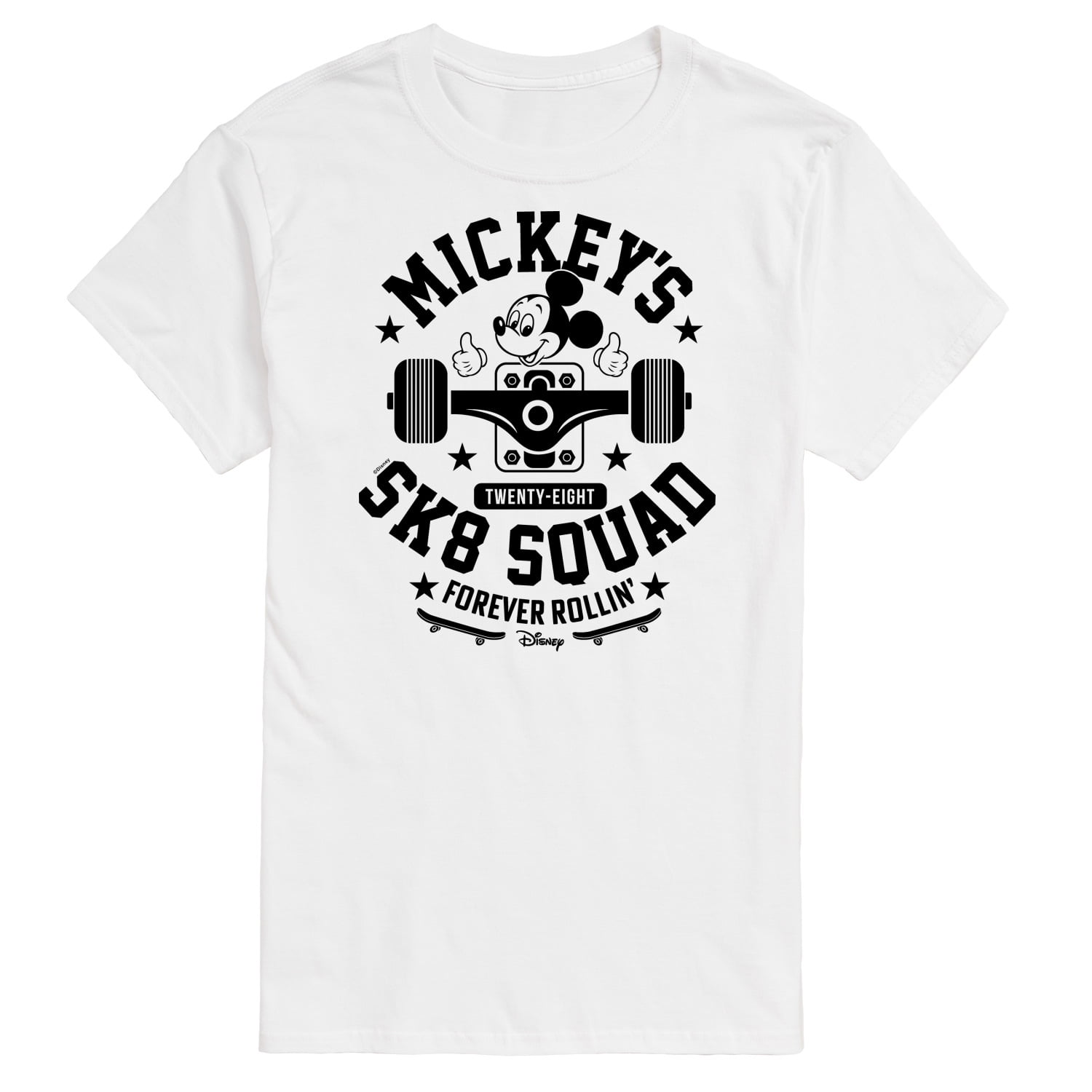 Disney Mickey & Friends Mickey's SK8 Squad Forever Rolling Men's Short Sleeve Graphic T